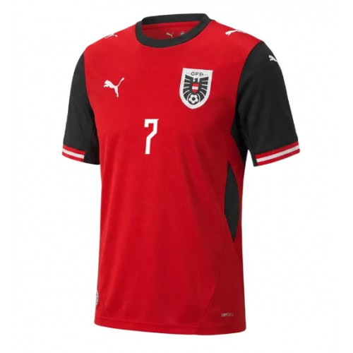 Österrike Marko Arnautovic #7 Hemmaställ Barn VM 2026 Kortärmad (+ Korta byxor)